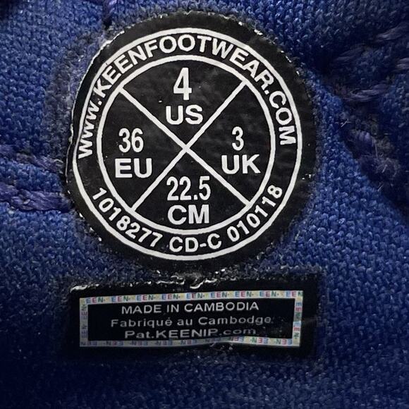 Keen Newport H2 Water Sandals Active Shoes Youth Kid Size 4 Blue Boys Unisex - Picture 8 of 9